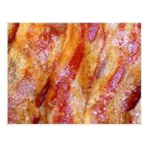 Cooked Bacon Post Card
