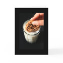 Cookie and a Glass of Milk Greeting Card and Note
