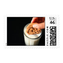Cookie and a Glass of Milk Postage