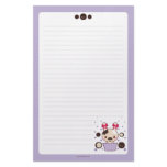 Cookie and Cream Truffle Bunny Stationery Paper