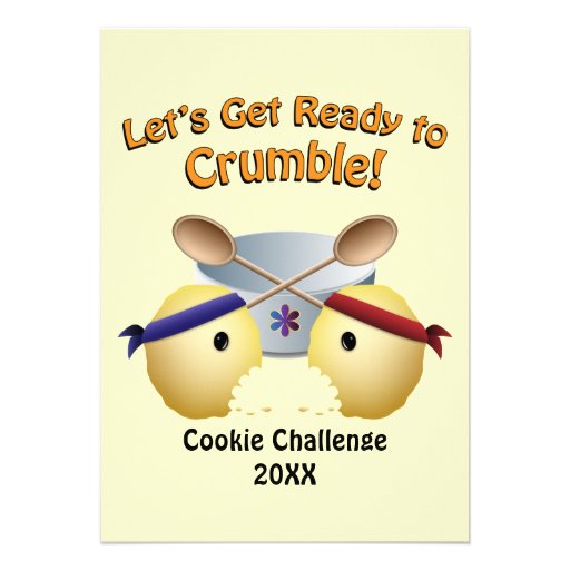 Cookie Baking Competition Invites