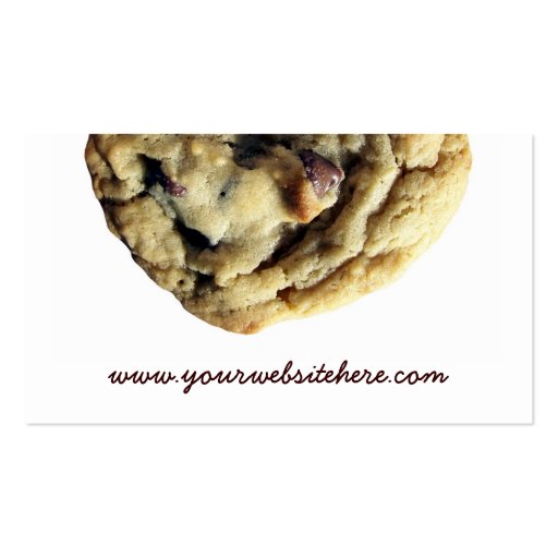 Cookie Business Card (back side)