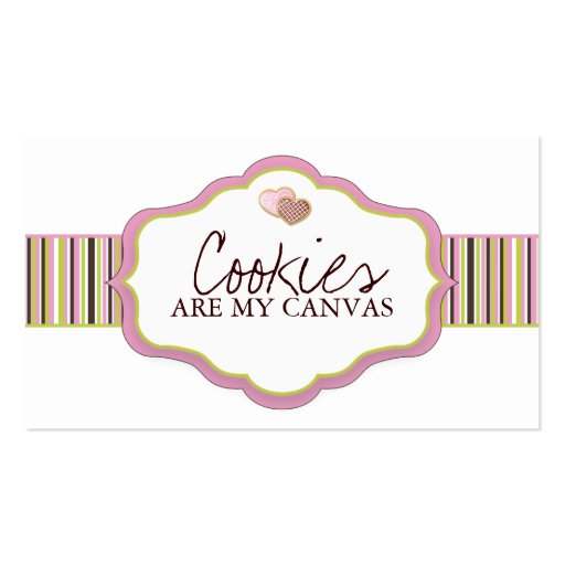 Cookie Business Cards (front side)