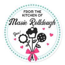 cookie cupcake bouquet baking gift tag stickers 2