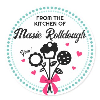 cookie cupcake bouquet baking gift tag stickers 2