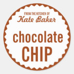 Cookie Exchange Bake Sale Label Template Round Stickers
