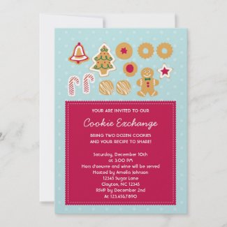 Cookie Exchange Invitation invitation