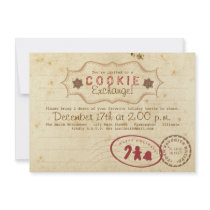 Cookie Exchange Recipe Card Invitation