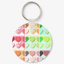 Cookie Hearts keychains