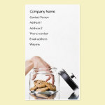 Cookie Jar Profile Card - Two--sided Business Card Template