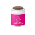 [Dancing crown] keep calm and stay cool like waasifah  Cookie Jars Candy Dishes