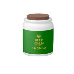 [Smile] keep calm and bazinga  Cookie Jars Candy Dishes