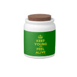 [Dancing crown] keep young and feel alive  Cookie Jars Candy Dishes