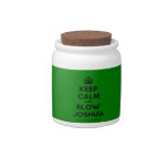 [Crown] keep calm and blow joshua  Cookie Jars Candy Dishes