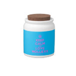 [Cupcake] keep calm and love molliexx  Cookie Jars Candy Dishes