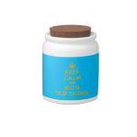 [Crown] keep calm am 100% old skool  Cookie Jars Candy Dishes