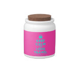 [Campervan] keep calm and love travel  Cookie Jars Candy Dishes