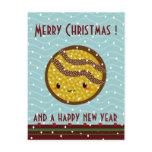cookie kawaii xmas greetings postcards