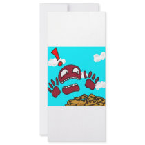 Cookie Monster rack cards by BurchellDesign Cookie Monster rack cards