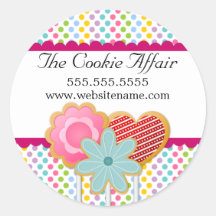 Cookie Pops Bakery Stickers