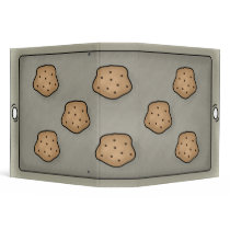 recipe, cooking, baking, baker, cookies, cookbook, recipe book, food, kitchen, hobbies, christmas cookies, chocolate chip, baking sheet, cookie sheet, dooni designs, Binder with custom graphic design