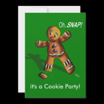 Cookie Swap Christmas Party Invitation invitations
