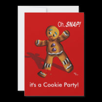 Cookie Swap Christmas Party Invitation invitations