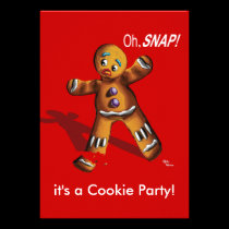 Cookie Swap Christmas Party Invitation invitations