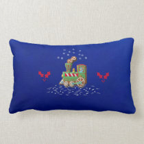 Cookie Train Holiday American MoJo Pillows pillows