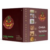 Cookie Varieties binders by livart Cookie Varieties binders