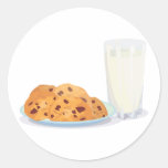cookies and milk stickers