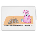 Cookies and Pink Bunny cards