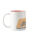 Cookies and Pink Bunny drinking mug