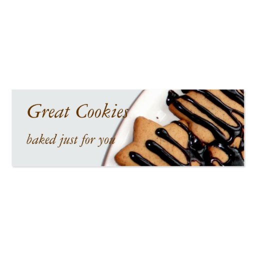 cookies business card templates