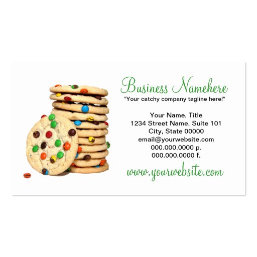 Cookies Business Cards (front side)