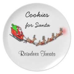 Cookies For Santa And Reindeer Treats Plate