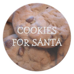 Cookies For Santa Dinner Plate