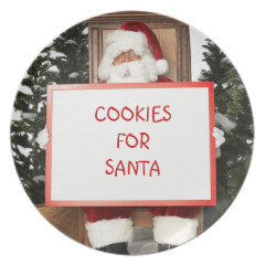Cookies for Santa Plate