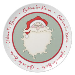 Cookies for Santa Plate