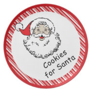 Cookies for Santa plate