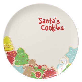 Cookies for Santa Plates