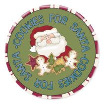 Cookies for Santa Sticker by SRF by Christmas_Zazzle Cookies for Santa Sticker by SRF