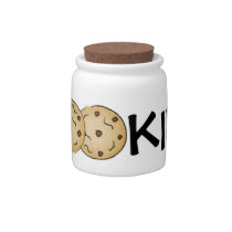'Cookies!' Jar Candy Dish