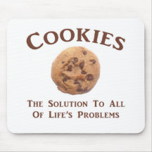 Cookies solve Problems Mousepads