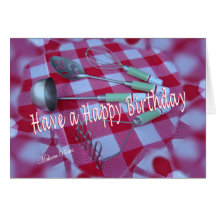 Cookin' up a Birthday Greeting Card