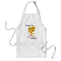 COOKIN' UP TROUBLE! aprons