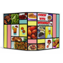 Cookin' With Insomniacs 3 Ring Binders