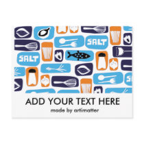 Cooking, ADD YOUR TEXT HERE, made by artimatter postcards