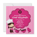 Cooking Baking Birthday Party Invitation