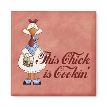 Cooking Chick Magnet